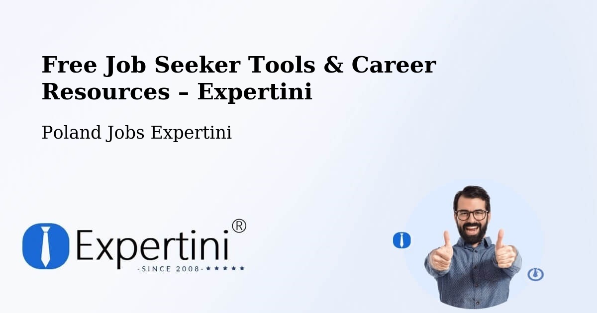 Free Job Seeker Tools & Career Resources – Stryszawa - Stryszawa, Poland Jobs Expertini