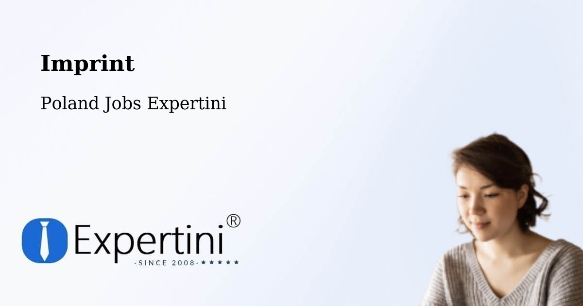 Imprint – Stryszawa - Poland Jobs Expertini